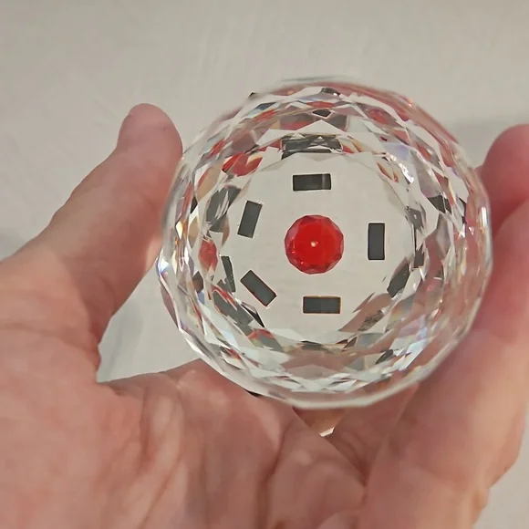 Oleg Cassini crystal sprinkle cupcake paperweight decor Holiday Celebrate Party - Picture 5 of 8